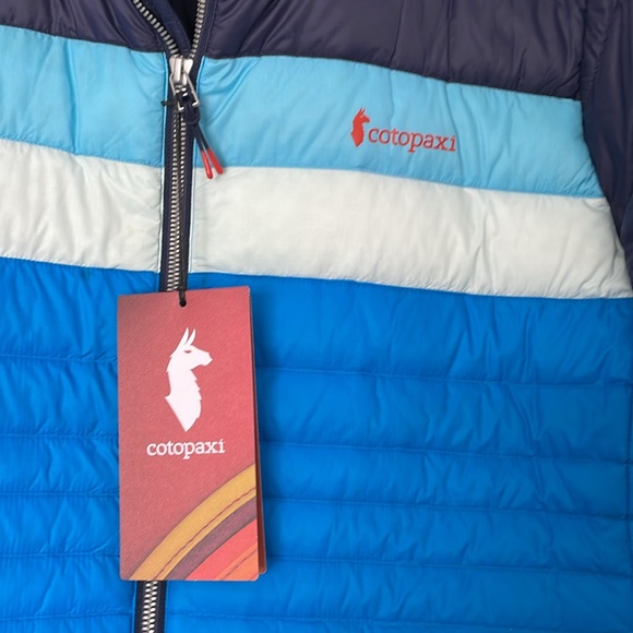 NWT Cotopaxi jacket - Fuego Down - Woman’s Large Maritime & Saltwater navy - Picture 3 of 14